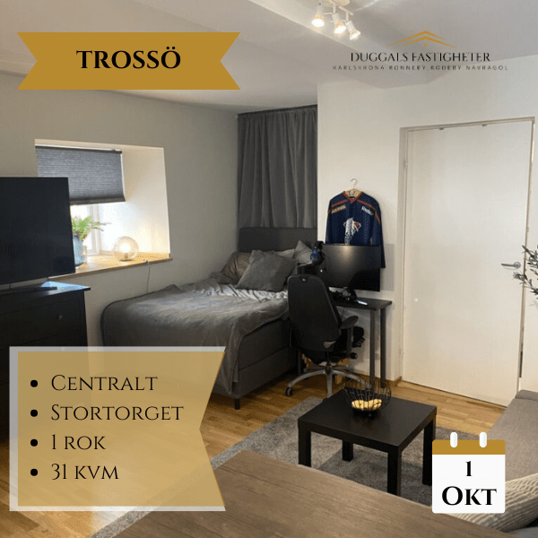 Fortifikationsgatan 10 lgh 1001 - 6 450 kr/mån