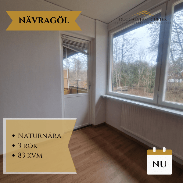 Björkvägen 27G lgh 1203 3 rok 83 kvm
